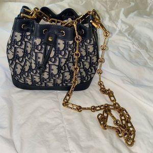 Dior Oblique Mini Bucket Bag